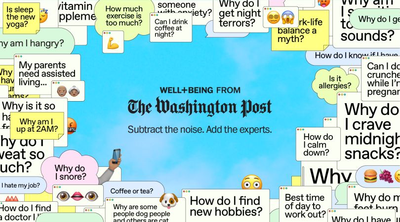 Kurangi Kebisingan: Kampanye Koto untuk The Washington Post memperjelas pertanyaan kesehatan terbesar kami