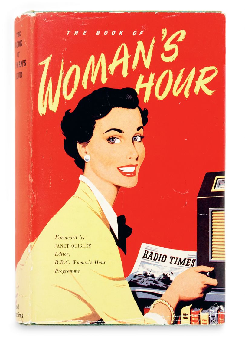 Unknown, The Book of Woman's Hour. Ariel Productions, 1953. From the collection of Martin Salisbury. Photograph, Simon Pask. The BBC radio programme ‘Woman’s Hour’ had a huge audience in 1950s Britain. This related book published by the BBC is filled with top tips for housewives. The cover artist, who would appear to have also been the originator of the playful interior illustrations, is not acknowledged.