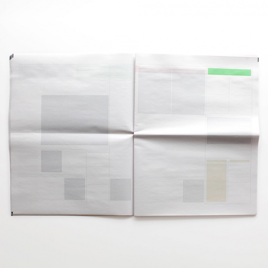 Artist Joseph Ernst reimagines global newspapers without any news ...