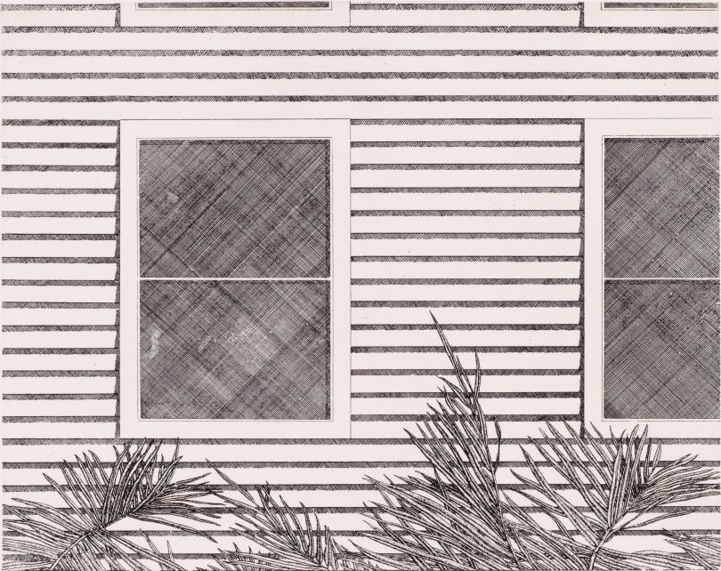 Norman Stevens, Clapboard House with Fronds (set of 6 - edition of 50), 1972. Arts Council Collection, Southbank Centre, London © Norman Stevens R.A.