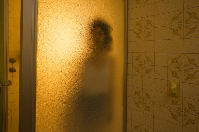 Franco Klein, Yellow Tiles, (self-portrait), 2017
