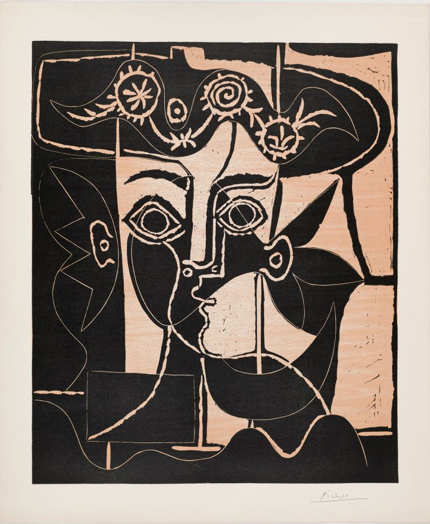 Picasso 'Grande Tête de Jacqueline au Chapeau'