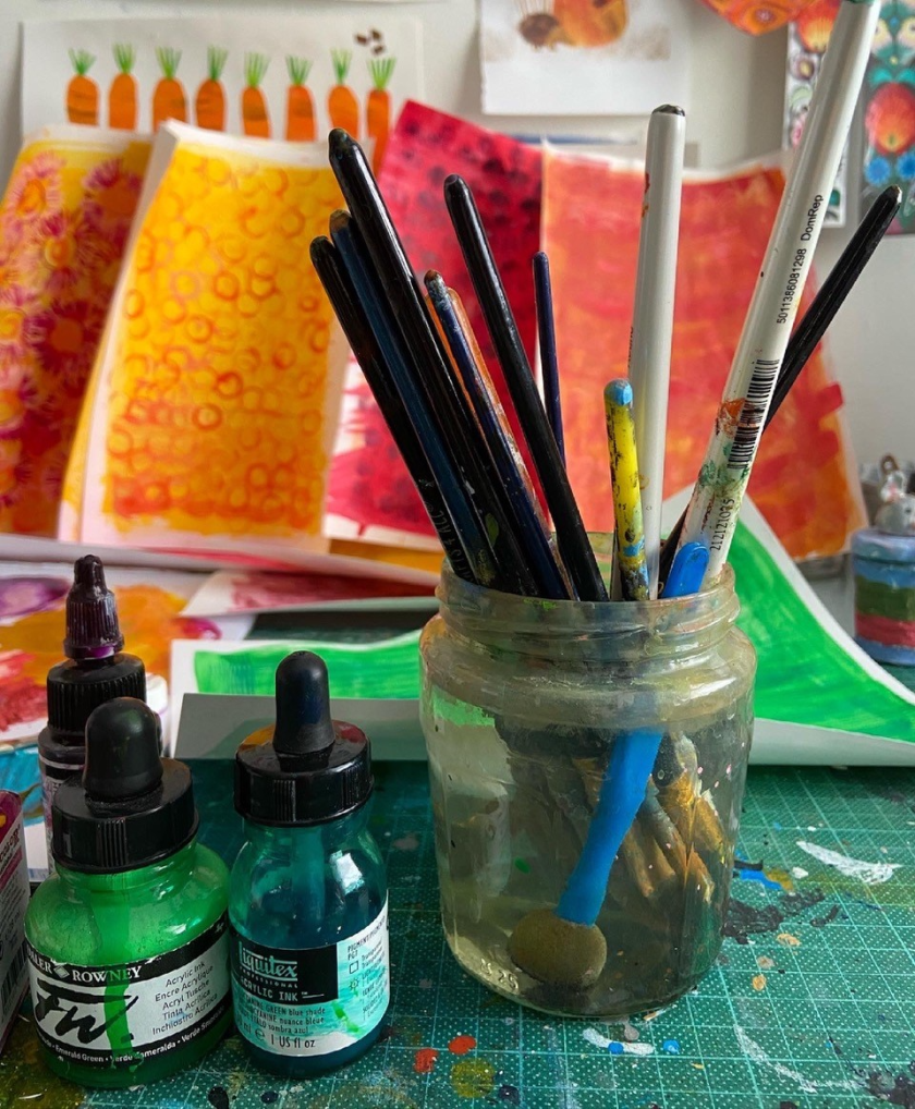 Tracey English on rediscovering her creativity, making collages, and the benefits of artistic challenges