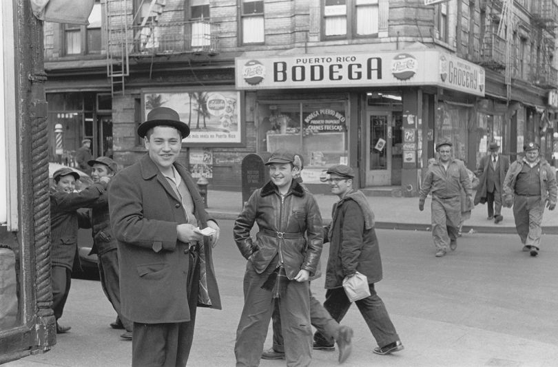 Boys on East Houston Street, 1960