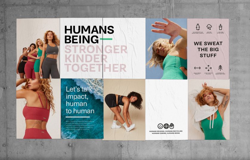 The brand identity by B&B Studio uses simple and accessible imagery