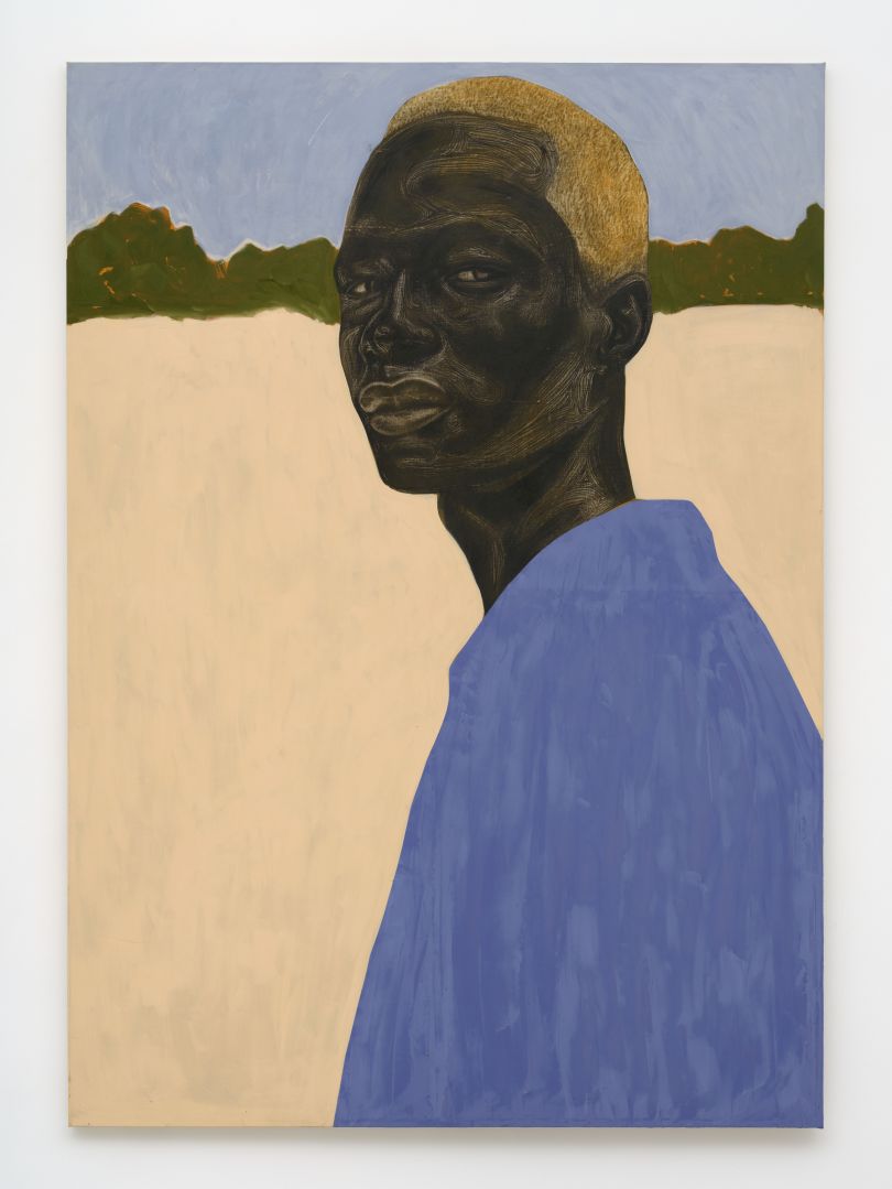 Beggar Paint Field I, 2022 © Collins Obijiaku. Courtesy of the artist and Roberts Projects Los Angeles, California; Photo – Paul Salveson