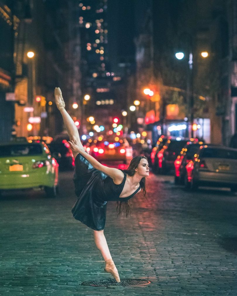 Street Ballet: Photographer captures ballet dancers leaping all over ...