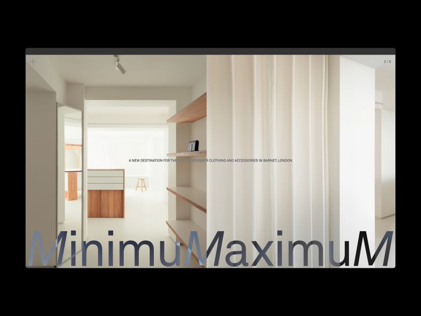 MinimuMaximuM creative direction, identity and website