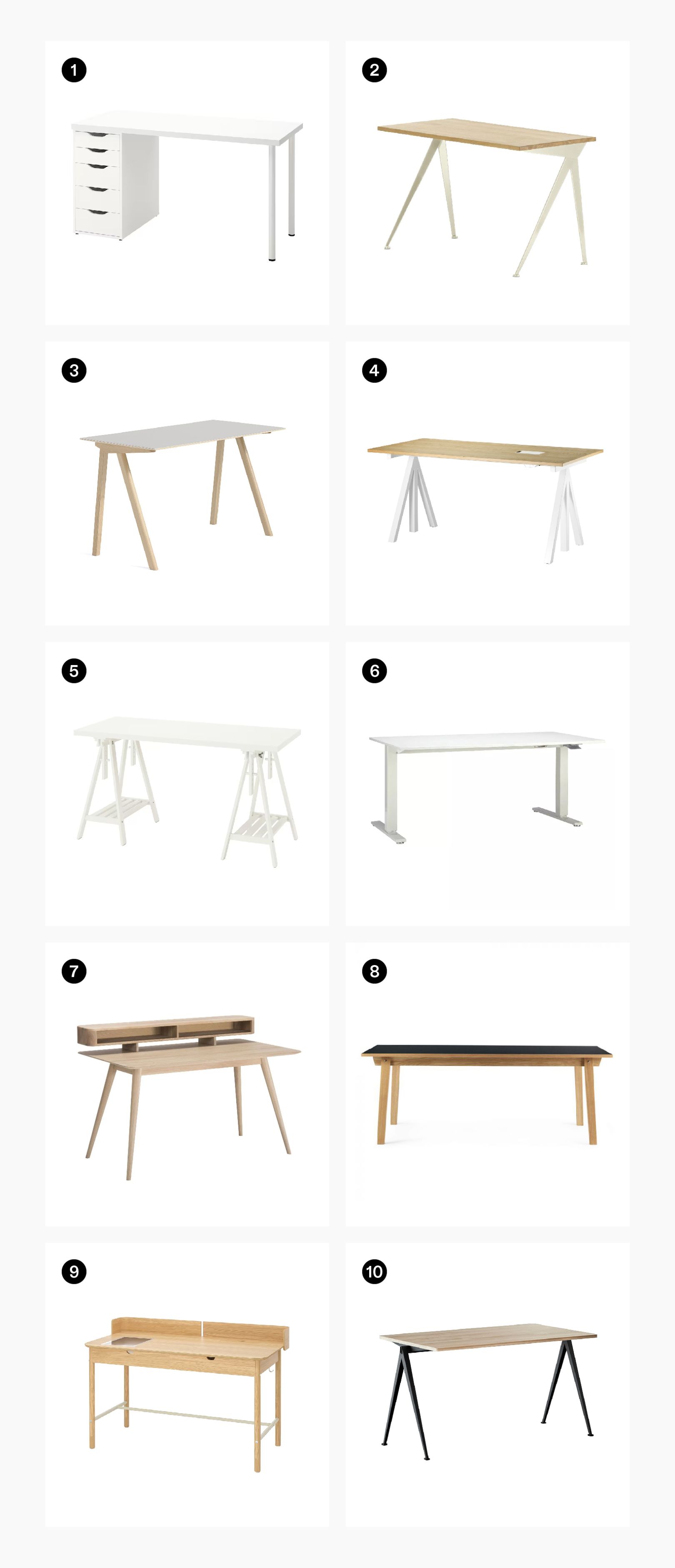 10 beautiful home office desks for styleconscious creatives Creative