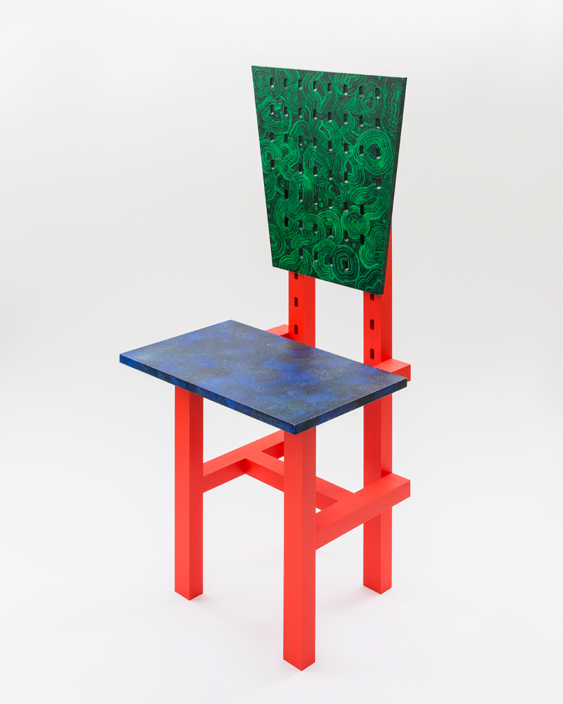 Chair by Coco Crampton (2017). Image courtesy the artist and Belmacz