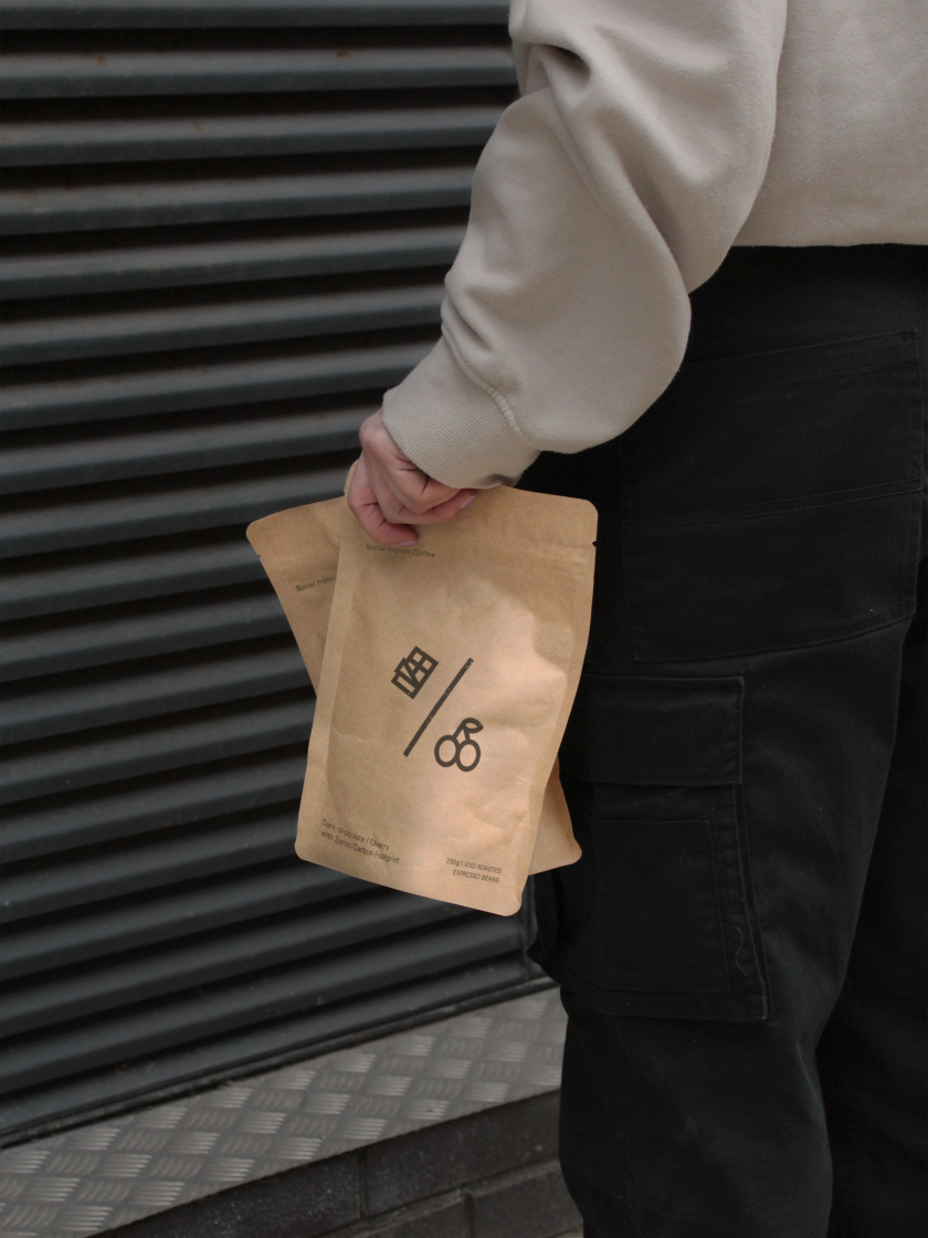 Without crafts radical identity for coffee brand that puts people above profit