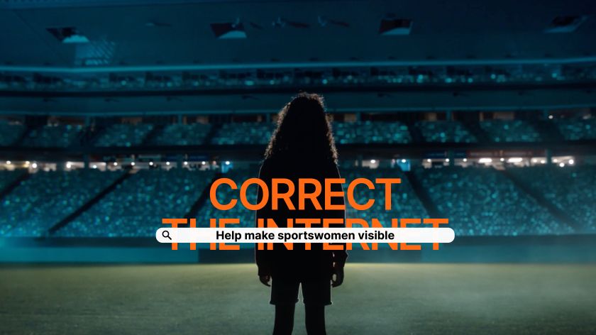 Correct The Internet: Global campaign aims to level the digital playing field for sportswomen