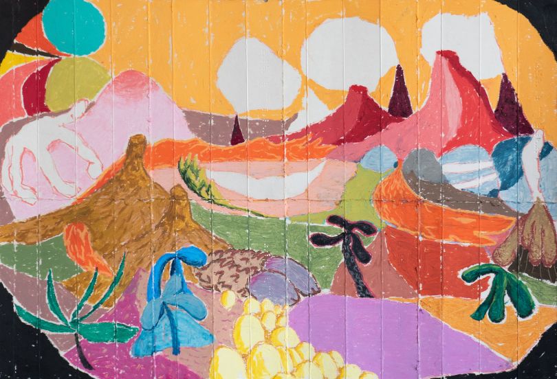 Land Lover, Oil pastel on cardboard, 43 x 61cm © Francisco Mendes Moreira