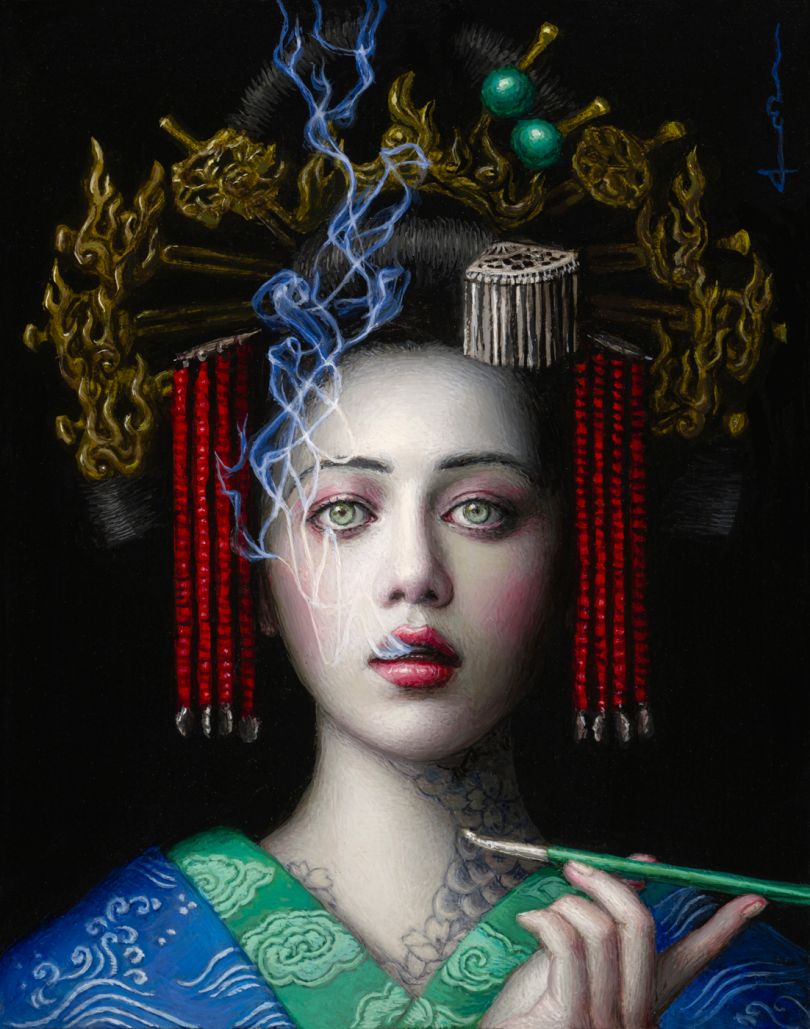 Dragon's Breath, 2020 © Chie Yoshii. All images courtesy of the artist and Corey Helford Gallery