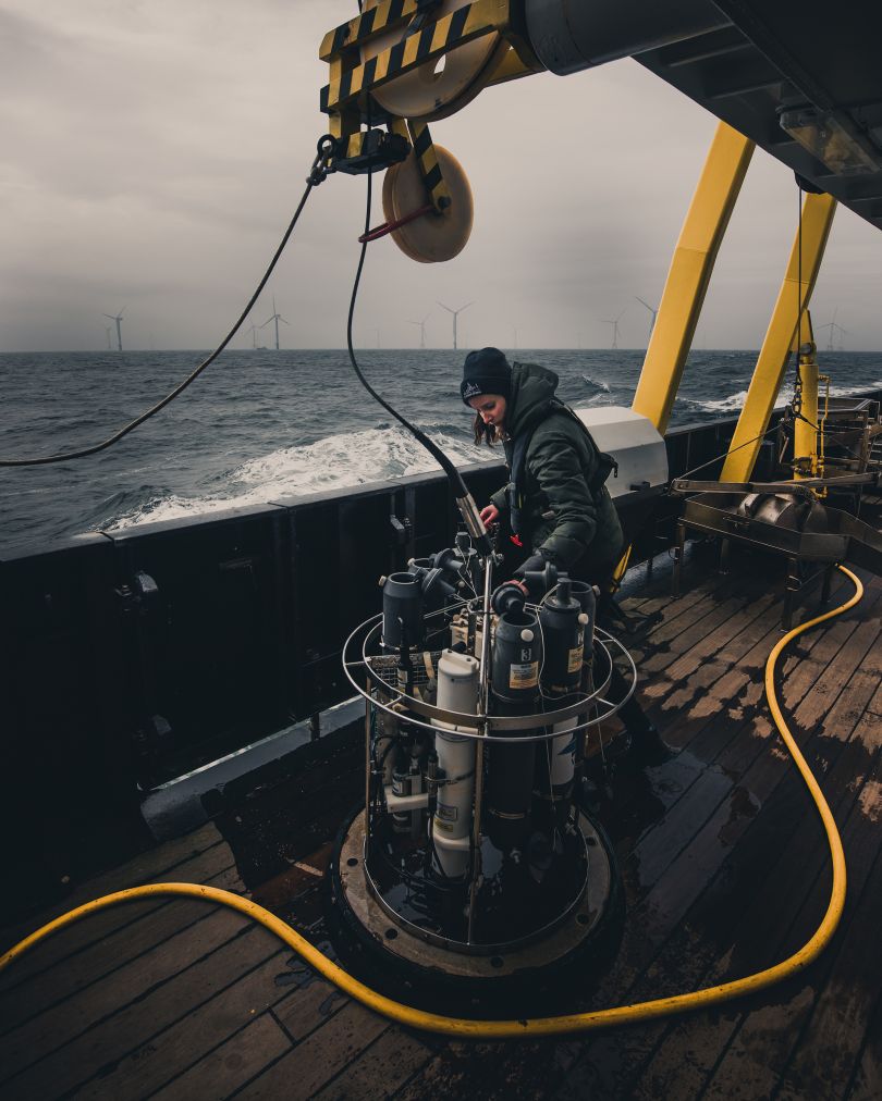 Marine science at Simon Stevin research vessel, Belgium © Konsta Punkka