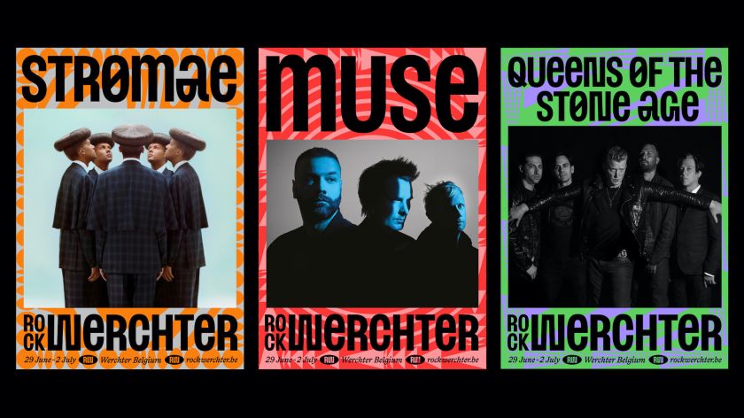 Tin's designs for Belgium's biggest music festival marry contemporary vibes with a nod to '70s rock lineups