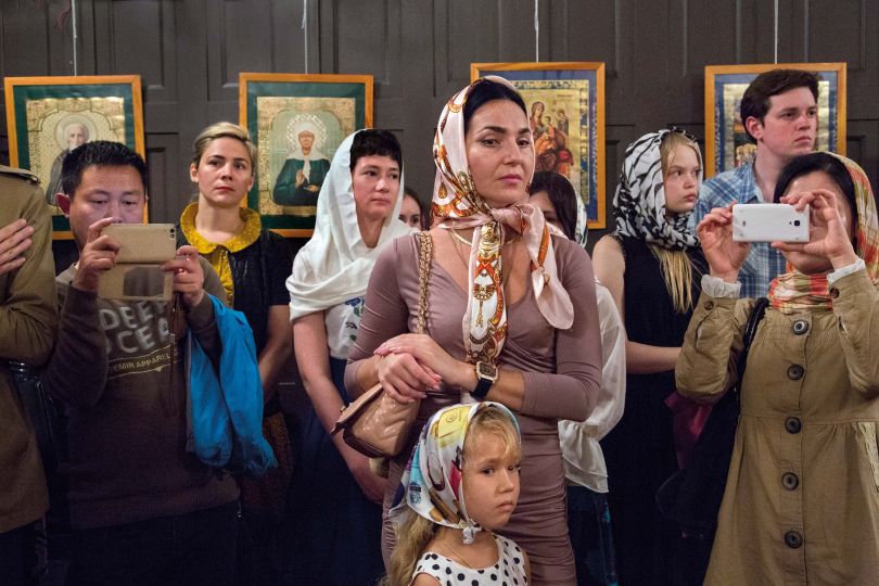 Orthodox Easter service, Russian Consulate, 2016 © Liz Hingley