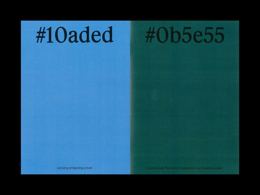 Playful digital zine finds the secret words hidden in HEX colours