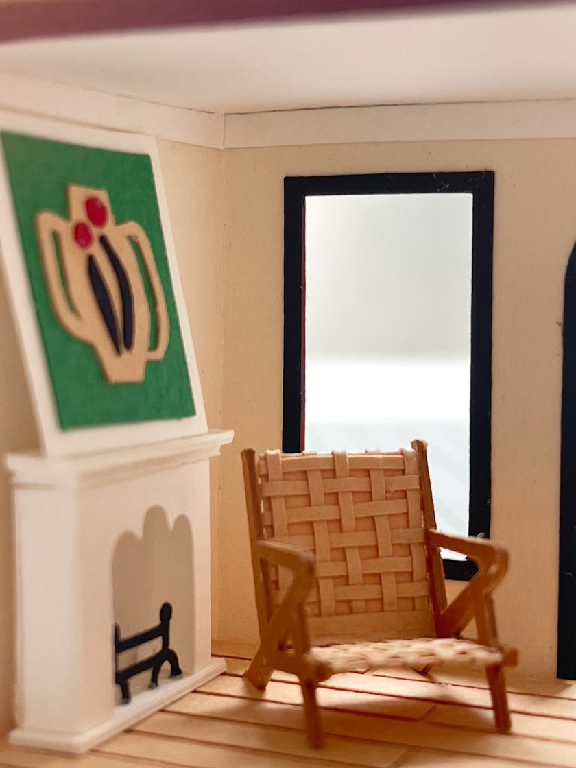 Take a tour of Adrian & Gidi's tiny paper dollhouse passion project