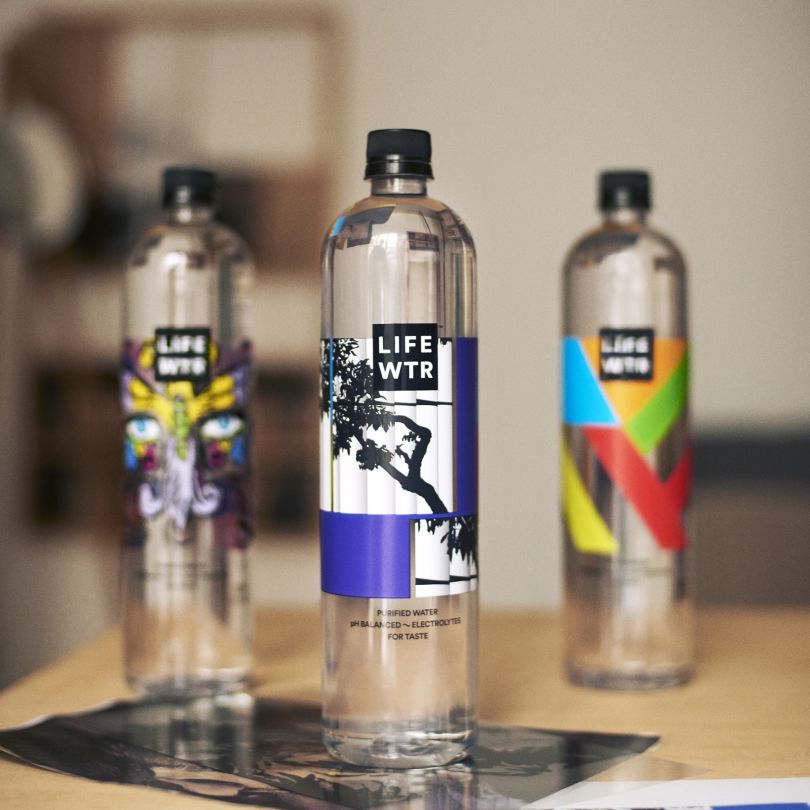 Lifewtr Series 5: Arts in Education Bottled Water by Pepsico Design & Innovation is Winner in Packaging Design Category, 2018 - 2019.