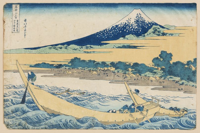Katsushika Hokusai (1760–1849) Simplified View, Tago Beach, [near] Ejiri on the Tokaido Highway c. 1830–1834