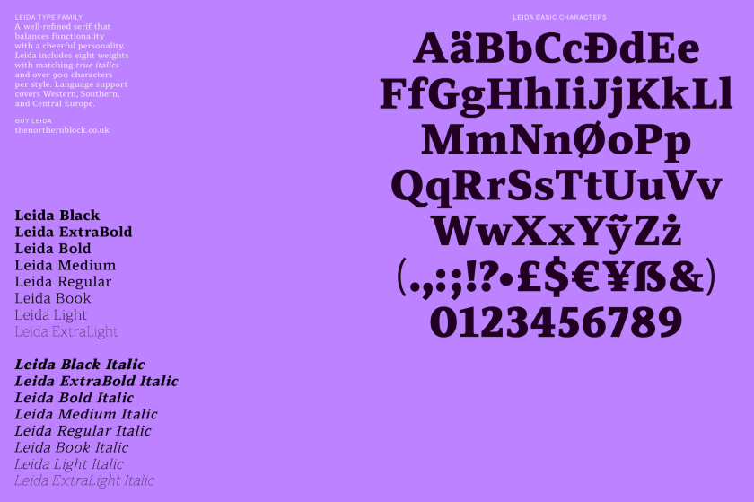 A 'functional and cheerful' new serif type family that tips its hat to the Dutch masters