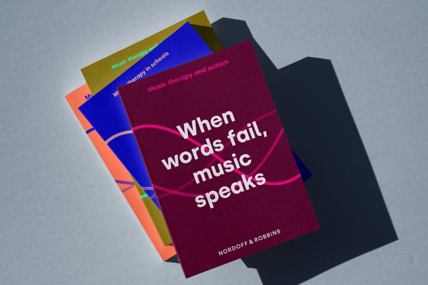 Pentagram's sound wave-based identity for Nordoff and Robbins is music to our ears