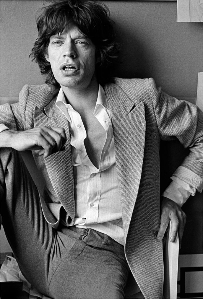 Mick Jagger, 1977 © Jane Bown Estate. Jane Bown often liked to have the full attention of her subject and to keep distractions to a minimum; however she would sometimes be instructed to capture her portrait while an interview was taking place. This iconic photograph of Mick Jagger, rediscovered in 2006, was taken on one such occasion. While working for The Observer, Jane always deferred to picture editors in their choice of image, meaning that her archive is full of hidden and unseen treasures.