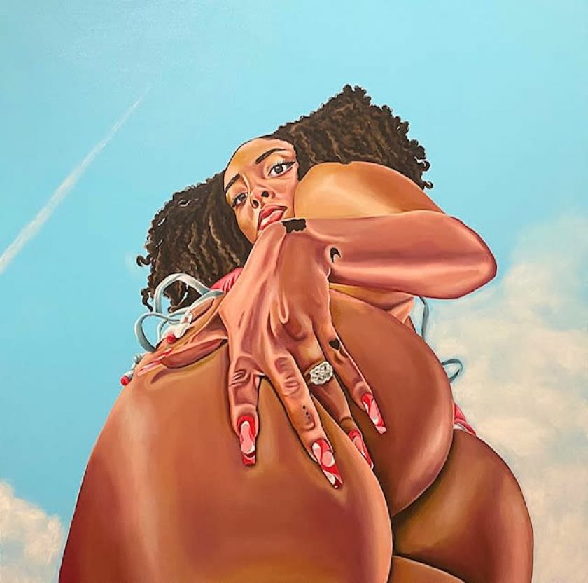 Paintings by Ariel Dannielle offer an alternative perspective on black womanhood