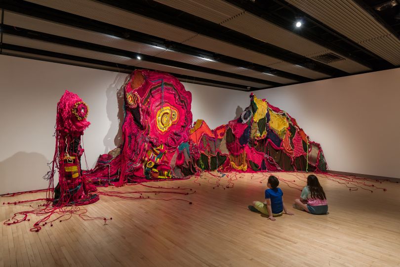 Installation view of Aluaiy Kaumakan, Dear Earth – Art and Hope in a Time of Crisis. Photo: Mark Blower. Courtesy the Hayward Gallery