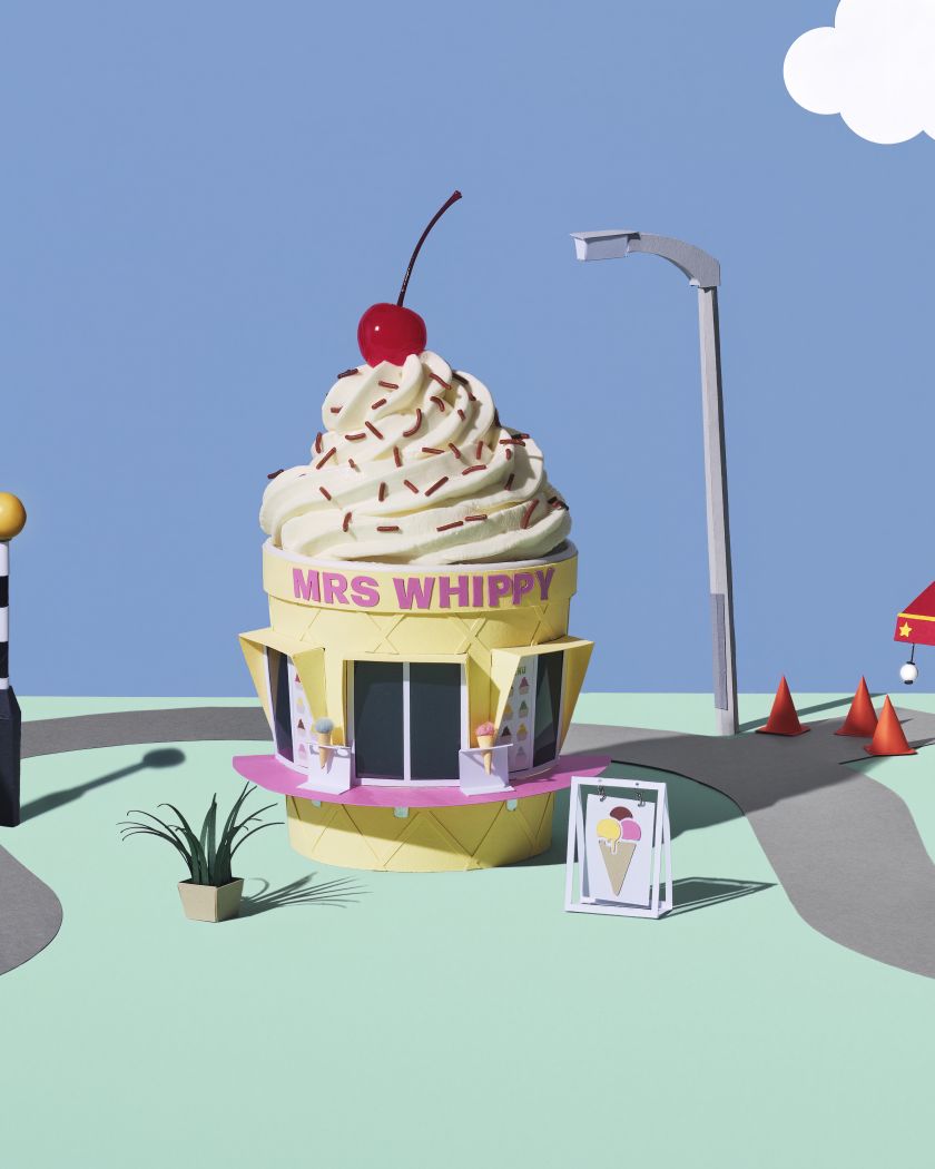 Paperville: Food meets paper craft in this adorable series of miniature Duck buildings
