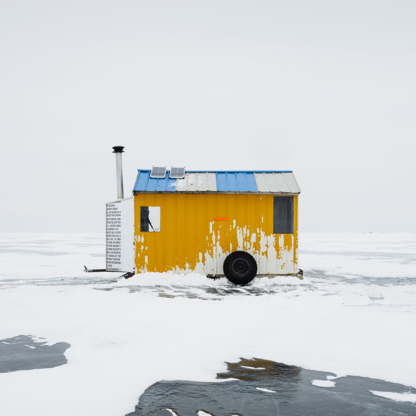 Ice Fishing Huts, Lake Winnipeg © Sandra Herber, Canada, Finalist, Professional, Architecture, 2020 Sony World Photography Awards