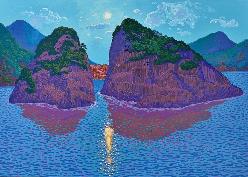 Stephen Wong Chun Hei dalam menenun pendakian, lereng bukit & alam yang mendebarkan hati ke dalam karya seninya