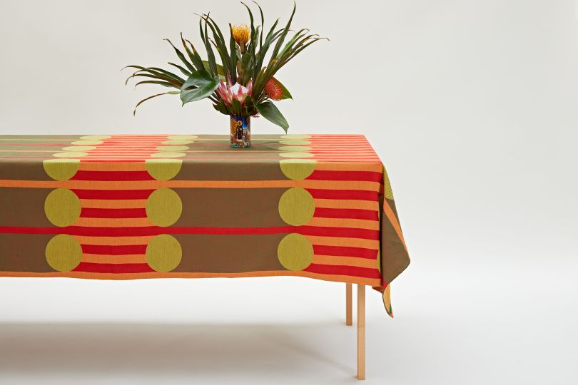 AAMI Tablecloth by Yinka Ilori. Photography by Andy Stagg
