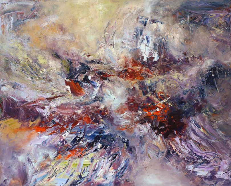 Michael Smith Migration, 2018 acrylic on canvas 76 x 94 in.