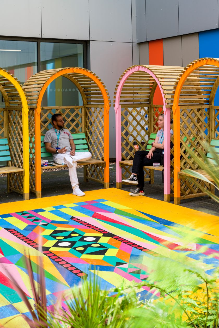 Joy Garden © Morag Myerscough. Photography: Gareth Gardner
