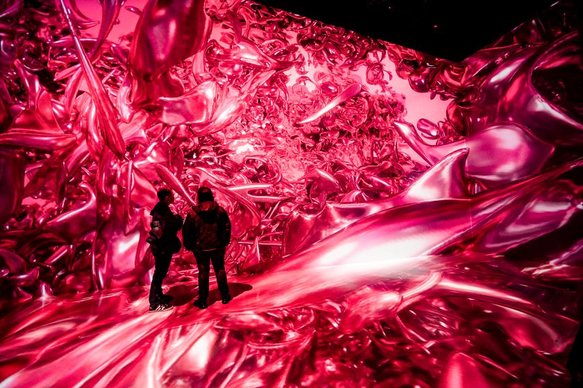 Immersive art experience Magentaverse casts new light on Pantone's Color of the Year