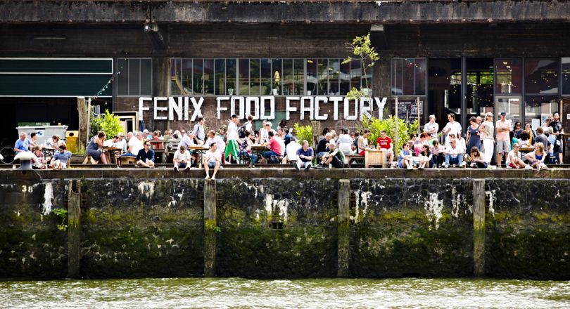 Mensen at the Fenix Food Factory terrace. Photography by Iris van den Broek
