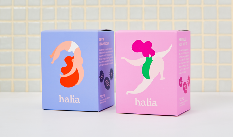 Work for Halia, a period care brand © Katrina Romulo