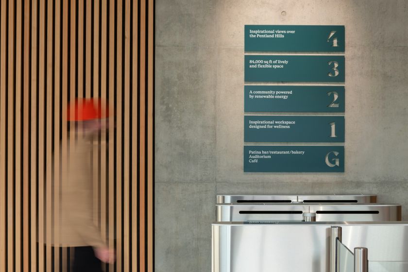 DNCO launches bespoke new wayfinding system for Edinburgh's 1 New Park Square