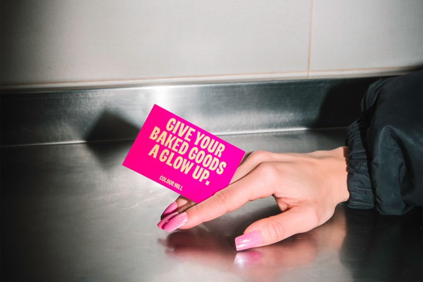 Universal Favourite celebrates the joyful mess of baking in a new identity for Colour Mill