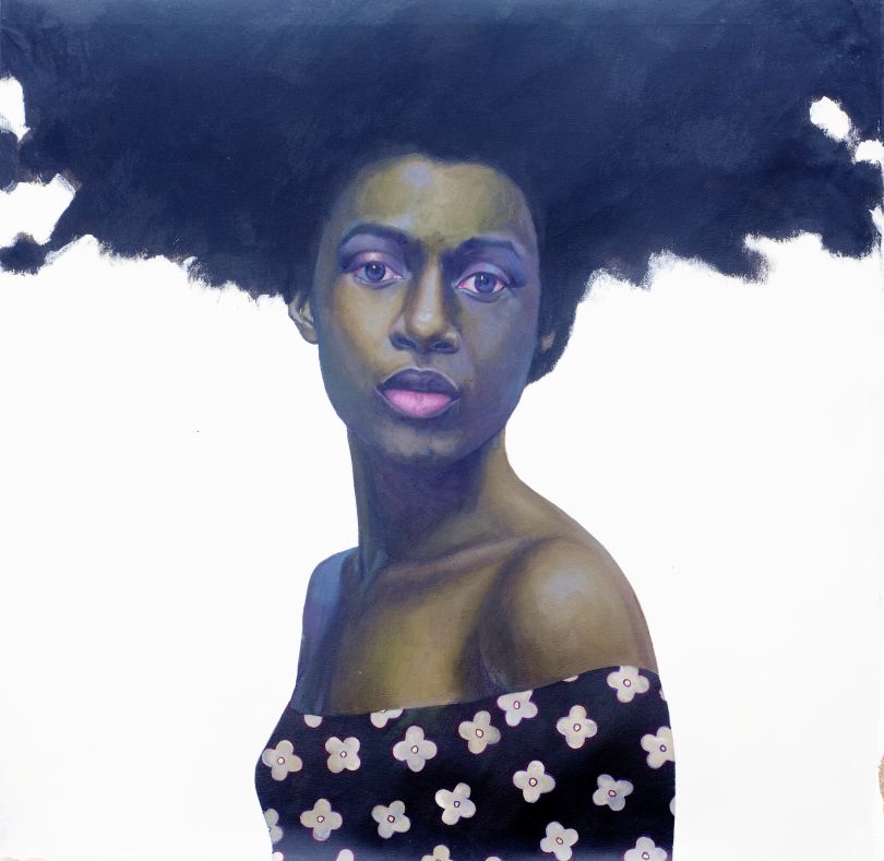 Oluwole Omofemi, ‘Root II’, Oil and acrylic on canvas, 121 x 121 cm, 2019. Courtesy Signature African Art