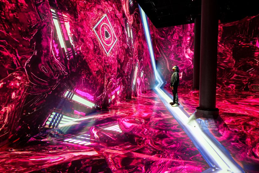 Immersive art experience Magentaverse casts new light on Pantone's Color of the Year