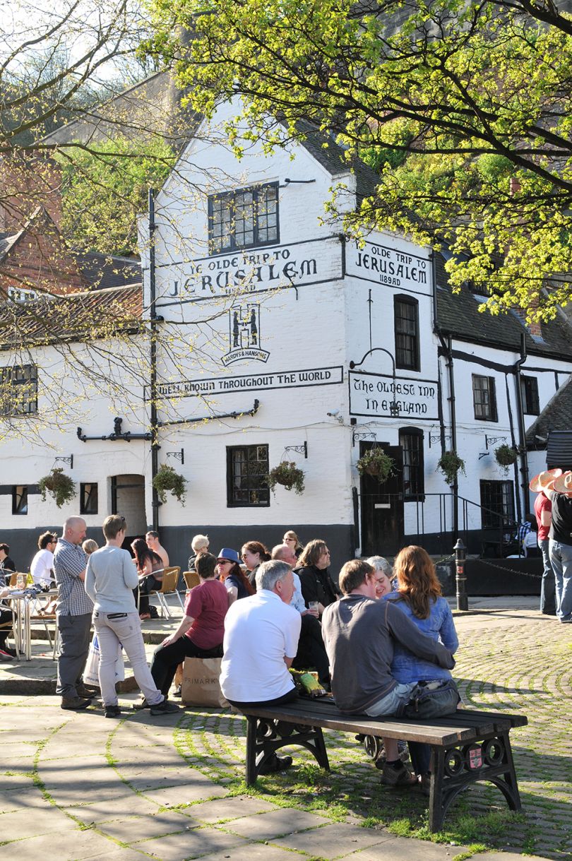 The oldest inn in England. Image Credit: Lucian Milasan / Shutterstock.com