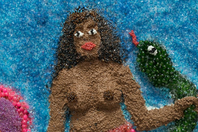Detail – La Sirena, 2021. Courtesy of the artist and Monique Meloche Gallery