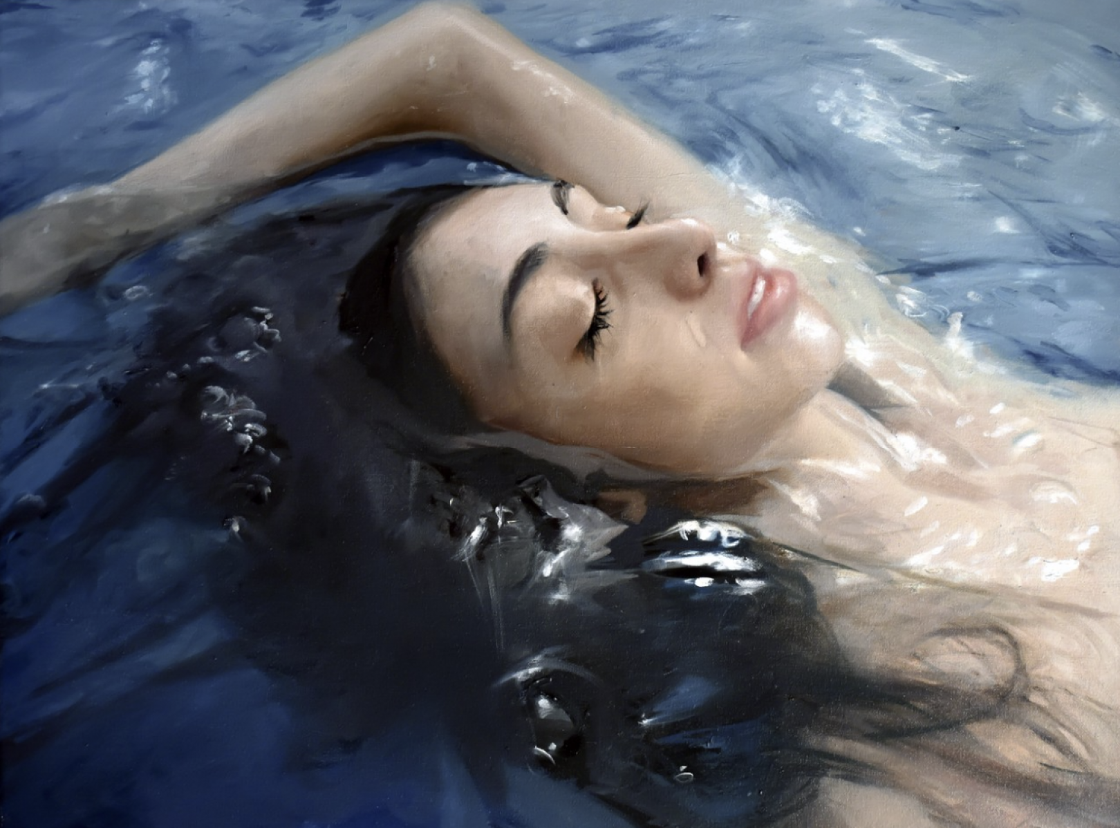 Silent Waters: Artist paints underwater beauties to offer 