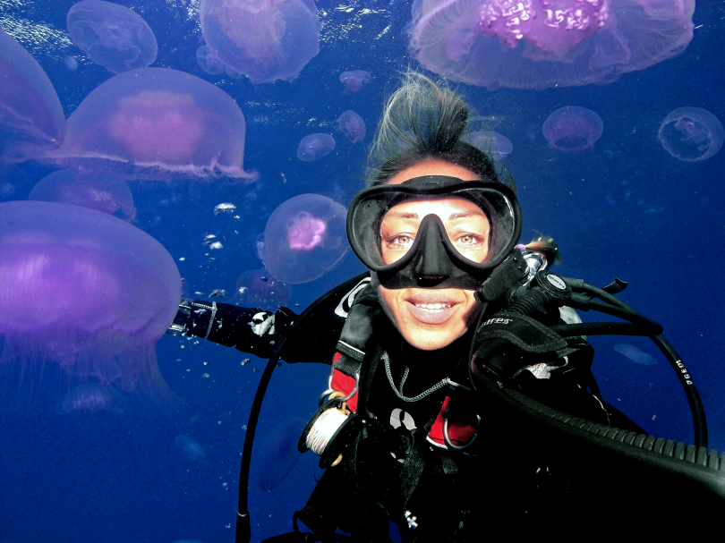 Jellyfish Selfie © Cinzia Osele Bismarck