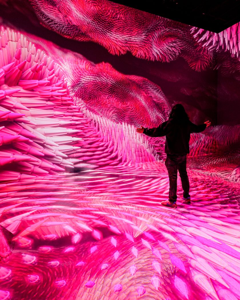 Immersive art experience Magentaverse casts new light on Pantone's Color of the Year