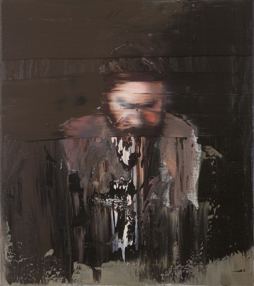 Study for Liquid Beard 2018, Oil on canvas, 80 x 70 cm, Opera Gallery