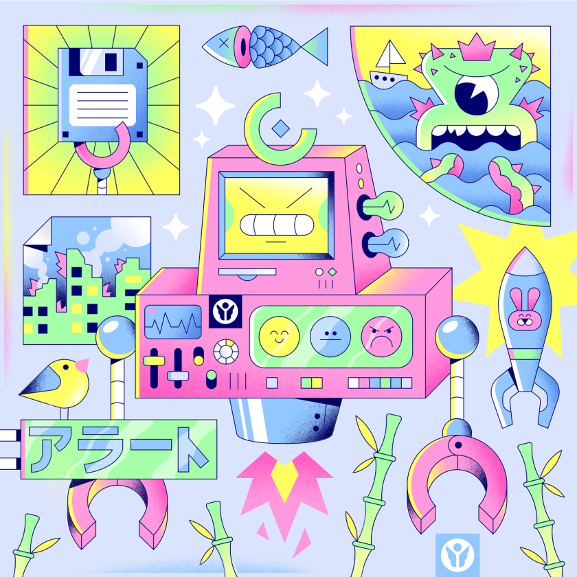 Enisaurus simplifies reality in his satisfyingly geometric artwork and animations